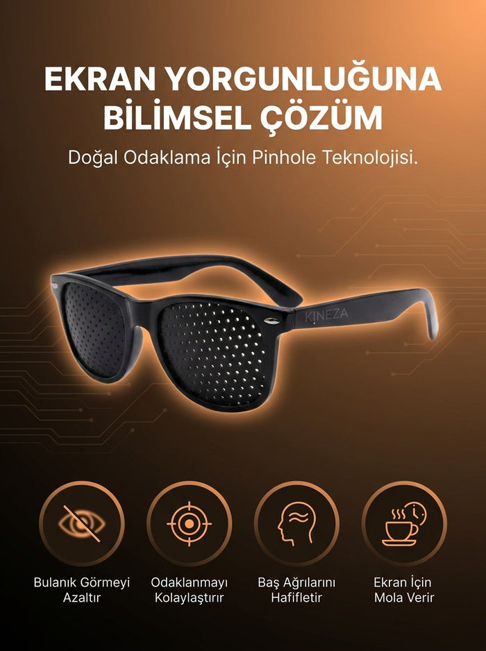 KİNEZA Pinhole İğne Deliği Gözlük 9