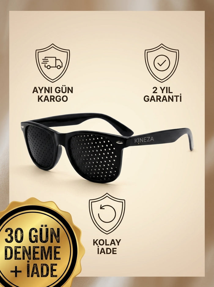 KİNEZA Pinhole İğne Deliği Gözlük 6