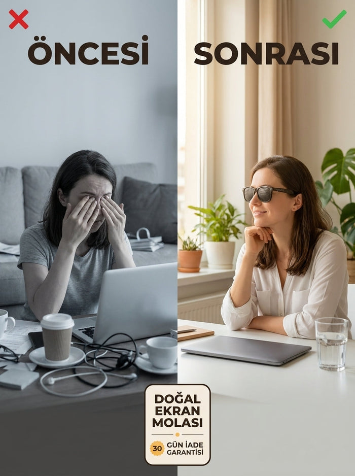 KİNEZA Pinhole İğne Deliği Gözlük 7